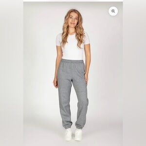 Gray Sweatpants - stripes on one leg